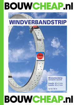 Windverbandstrip 40x2x50mtr