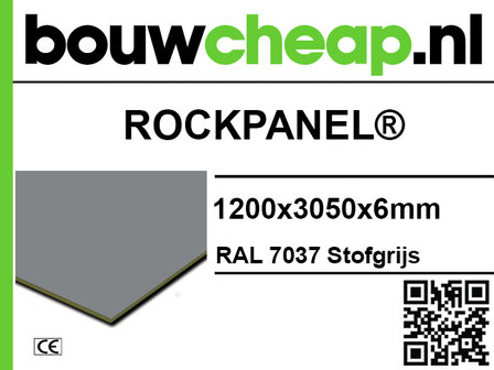 Rockpanel&reg; 7037 6mm DIK 1,20mtr x 3,05mtr