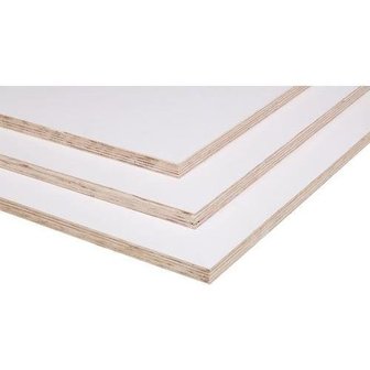 Okoume exterieur wit 122 x 250cm 10mm