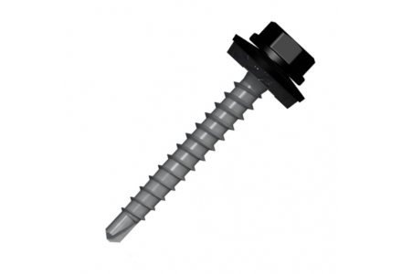 Boorschroeven DIN 7504K 6,3x63mm RAL 9005 ZWART - 100 stuks