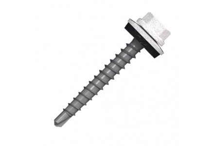 Boorschroeven DIN 7504K 6,3x63mm RAL 9010 WIT - 100 stuks