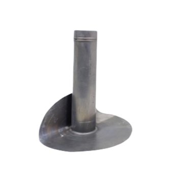 Loden Afvoer - midden-onder lang - &Oslash; 80 x 300mm
