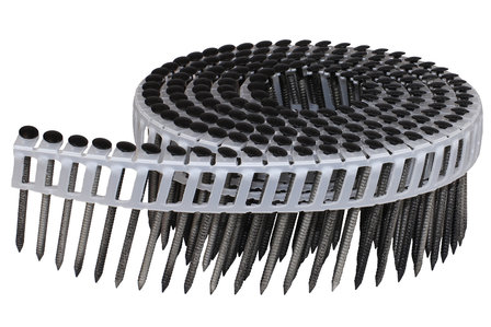 Gekleurde Rolnagels RVS zwart 2.5x65mm bolkop 200 stuks