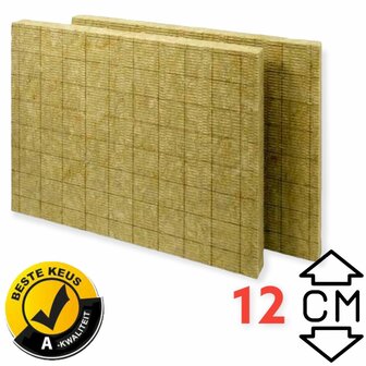 Rockwool duo spouwplaat 100 x 80 cm 120mm dik pak a 3.2m2 Rd 3.4