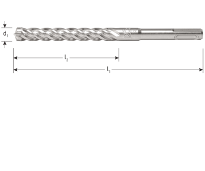 SDS quatro 4 snijder hamerboor  &Oslash; 5x115mm