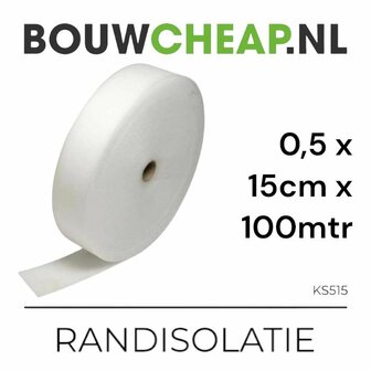 Randisolatie 5 mm 15 cm x 100mtr