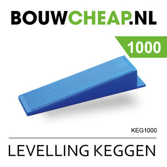 Tegel Levelling Keggen &ndash; 1000 stuks