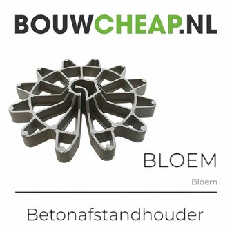 Betonafstandhouder bloem 30mm (200st)