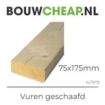 Vuren geschaafd 75 x 175mm x 300cm