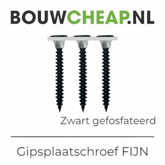 Band-gipsplaatschroef (fijn) 3,5 x 35mm gefosfateerd