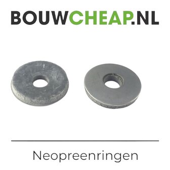RVS Neopreenringen 22mm - 100 stuks