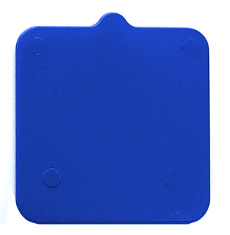 Drukplaat zonder sleuf 4 MM (48ST.)