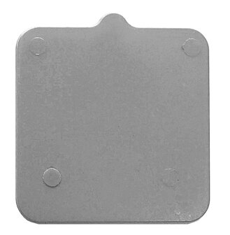 Drukplaat zonder sleuf 7 MM (144ST.)