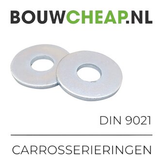 Carrosserieringen Verzinkt M12 DIN 9021 - 1 stuk