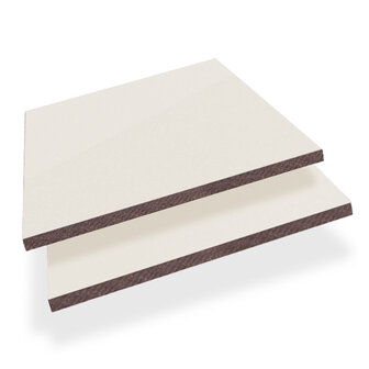 HPL Plaat Exterieur - Zuiverwit RAL 9010 - 6mm - 1300 x 3050mm