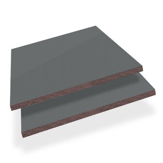 HPL Plaat Exterieur - Ijzergrijs RAL 7011 - 6mm - 1300 x 3050mm