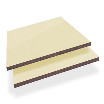 HPL Plaat Exterieur - Parelwit RAL 1013 - 6mm - 1300 x 3050mm