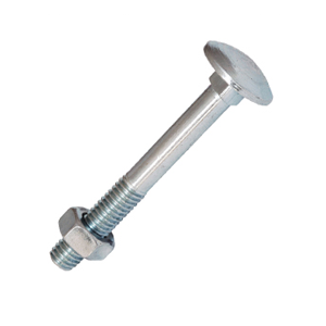 Slotbout Verzinkt M10x150mm DIN603  ( 50 st )