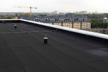 Dakleer Zelfklevend (Bitumen) &ndash;  6 Meter &ndash; Donkere Leislag &ndash; B keus