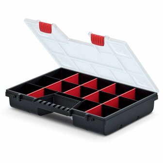 10x Assortiment Koffer - 39 x 29 x 6.5 cm