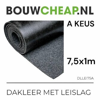 Dakleer (Bitumen) &ndash; 8 Meter &ndash; donkere leislag &ndash; A keus