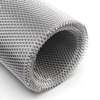 Ventilatieprofiel - Aluminium - 50mm x 5mtr