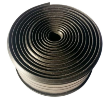 EPDM voegband - ZWART - Dubbele lip - 45mm x  10 meter