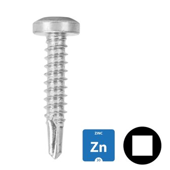 Boorschroef 7504N Cilinderkop SQ 4,8mm