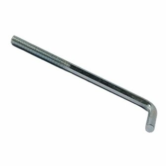 Muurplaatanker verzinkt M16x400x100mm - per stuk