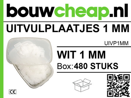 Uitvulplaat 1mm