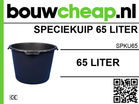 Speciekuip 65L