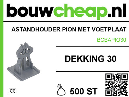 Pionafstandhouder dekking 30