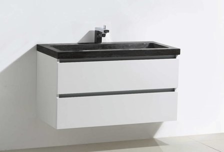 Badmeubel "Trend Stone" 80cm Wit