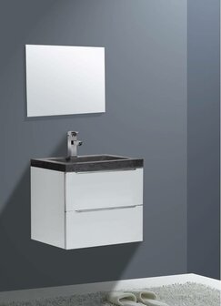 Badmeubel "Senza Stone" 60cm Wit