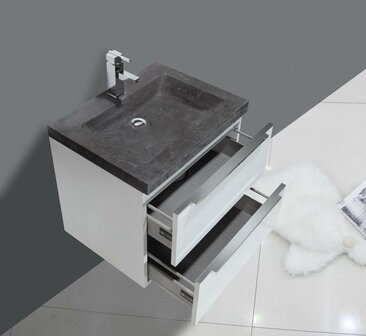 Badmeubel "Senza Stone" 100cm Wit