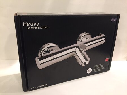 Badthermostaat kraan &quot;Heavy&quot; Chroom