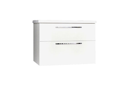 Badmeubel &quot;Winner&quot; Glans Wit 65cm
