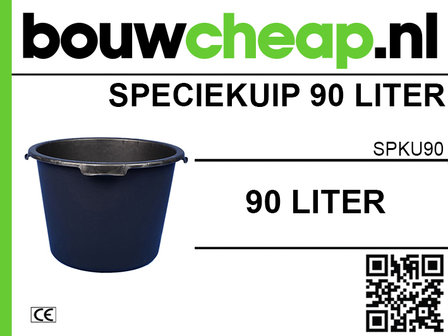 Speciekuip 90 liter