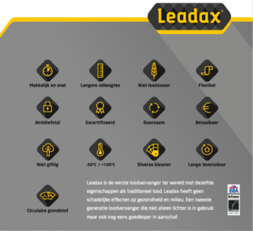 Leadax Loodvervanger 20cm x 6 meter