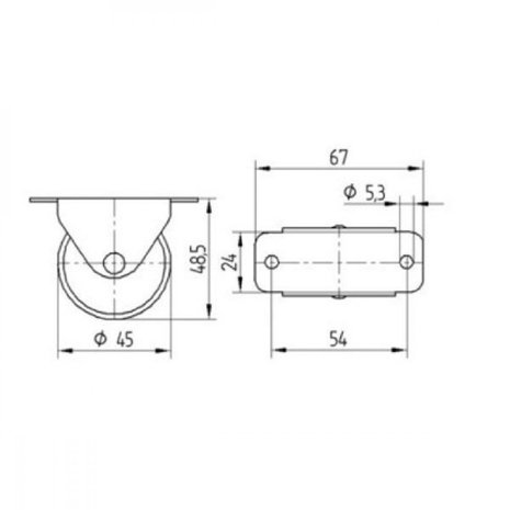 Tente Compacta Bokwiel 45mm - 1st