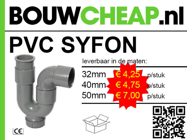 PVC Syfons 40mm