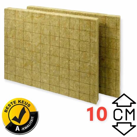 Rockwool duo spouwplaat 100 x 80 cm 100mm dik pak a 3.2m2 (4platen)Rd 2.85