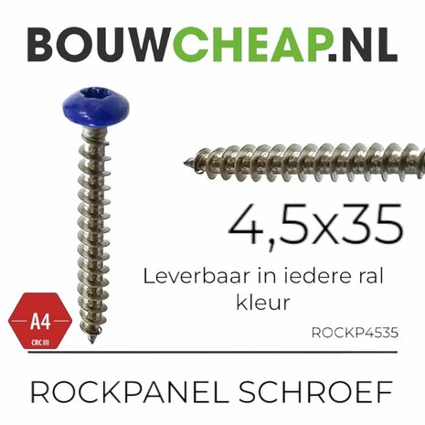 Rockpanelschroeven 4.5x35mm