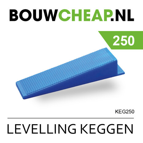 Tegel Levelling Keggen – 250 stuks