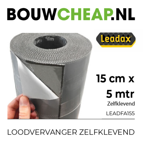 Leadax Easy FA Zelfklevende loodvervanger 15 cm x 5 meter