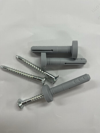 Kraagpluggen m8x45 inclusief nagel hoekankerplug
