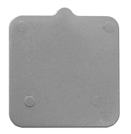 Drukplaat zonder sleuf 7 MM (48ST.)