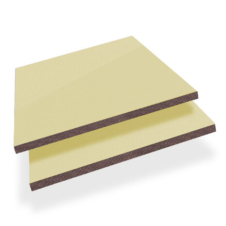 HPL Plaat Exterieur - Ivoor RAL 1015 - 6mm - 1300 x 3050mm