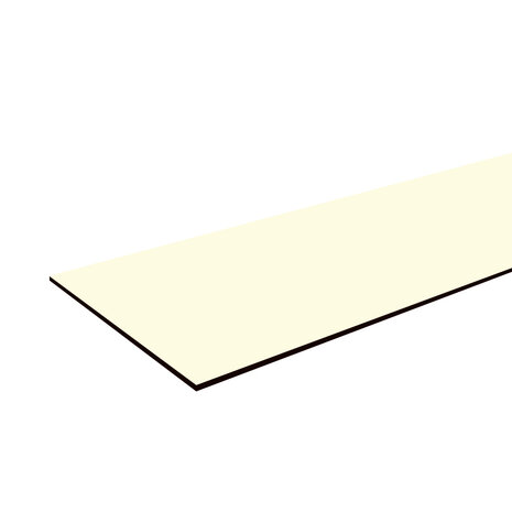 Boeistroken 6mm wit RAL 9010 40mm x 305cm ( 10 gratis schroeven in kleur)