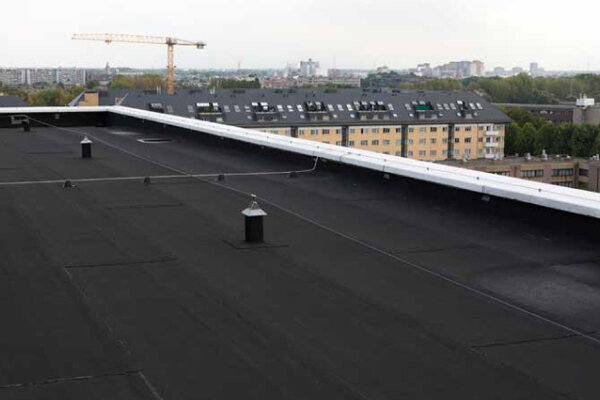 Dakleer Zelfklevend (Bitumen) –  6 Meter – Donkere Leislag – B keus